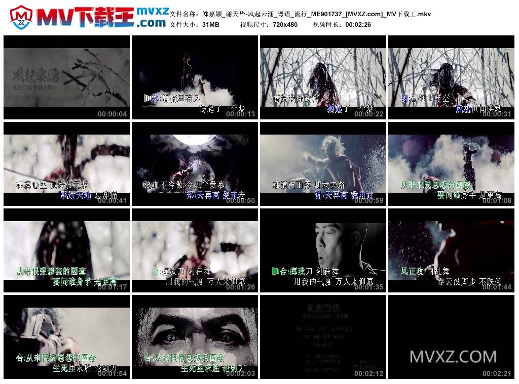 郑嘉颖_谢天华-风起云涌_粤语_流行_ME901737